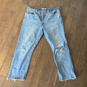 Levi's Light Blue Straight Leg Jeans